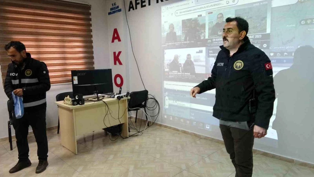 Kozan Belediyesi AKOM Müdürlüğü, deprem çalışmalarını anlattı