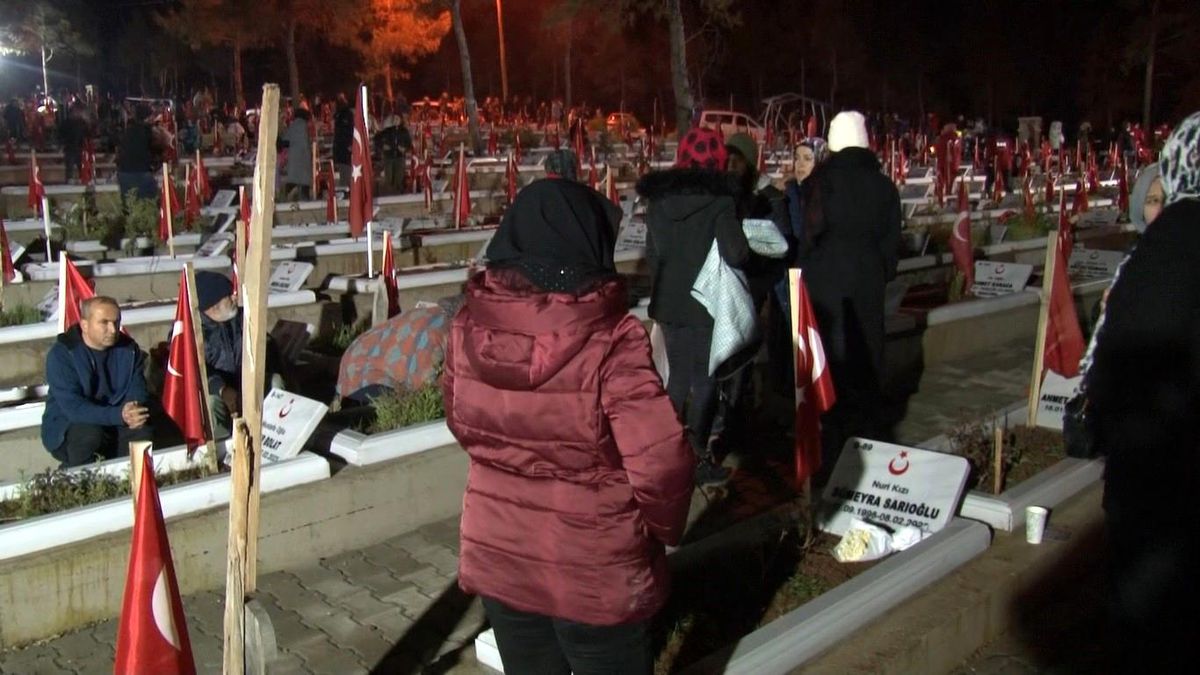 Kahramanmaraş\'ta depremde hayatını kaybedenler için Kur\'an okundu