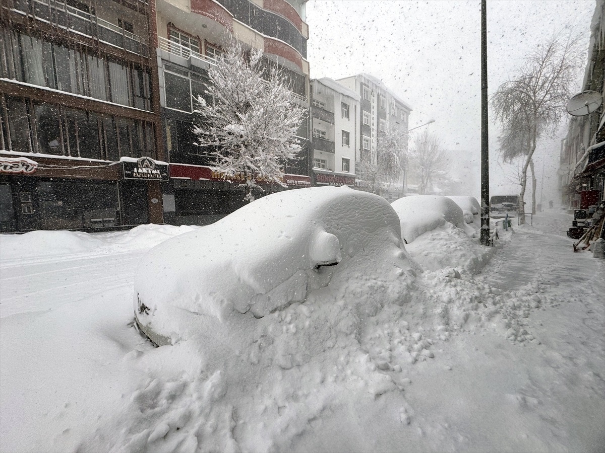 Erzurum ve Ardahan\'da Kar Yağışı ve Soğuk Hava Etkili