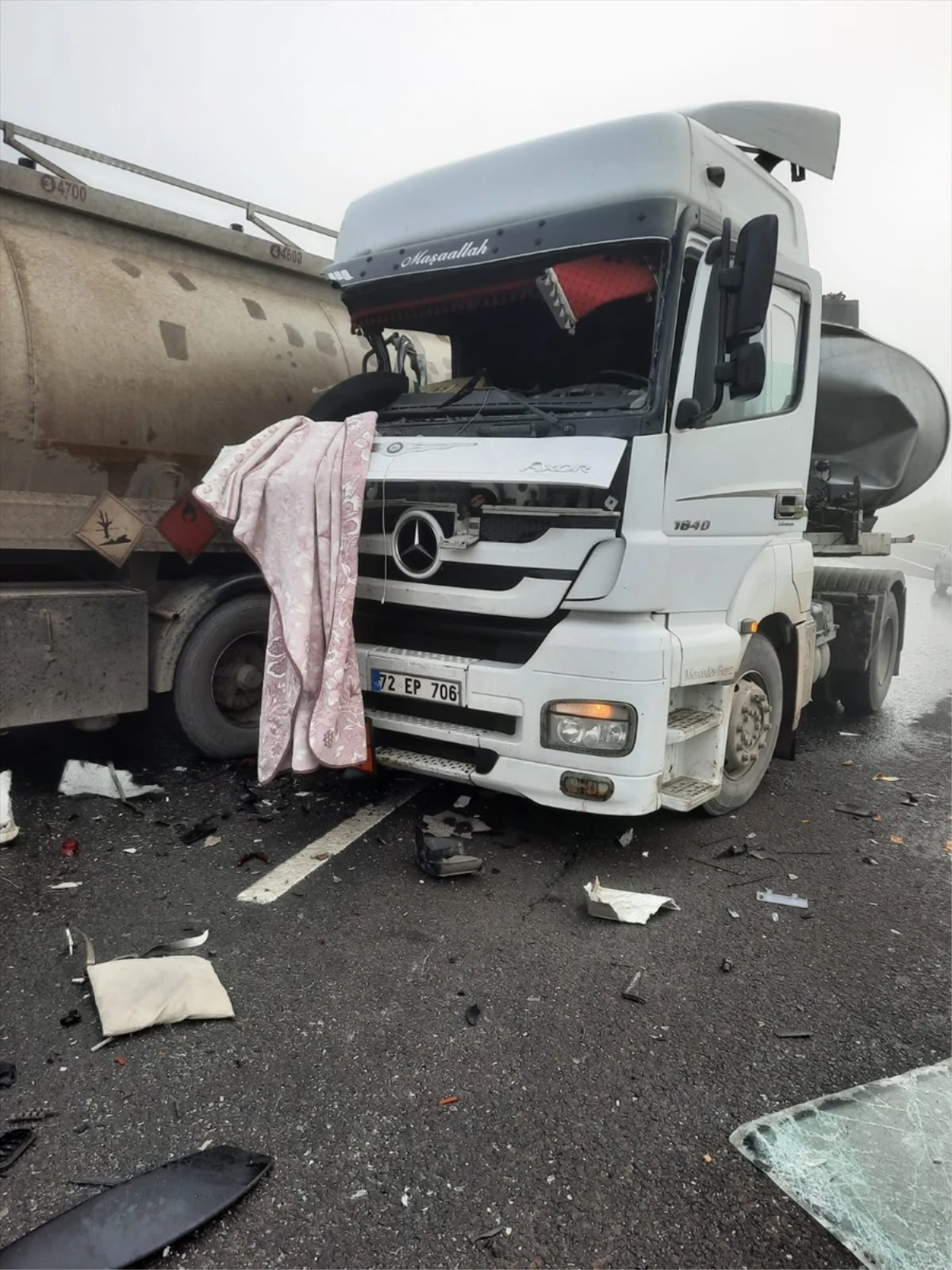 Gaziantep-Şanlıurfa otoyolunda trafik kazası: 1 yaralı