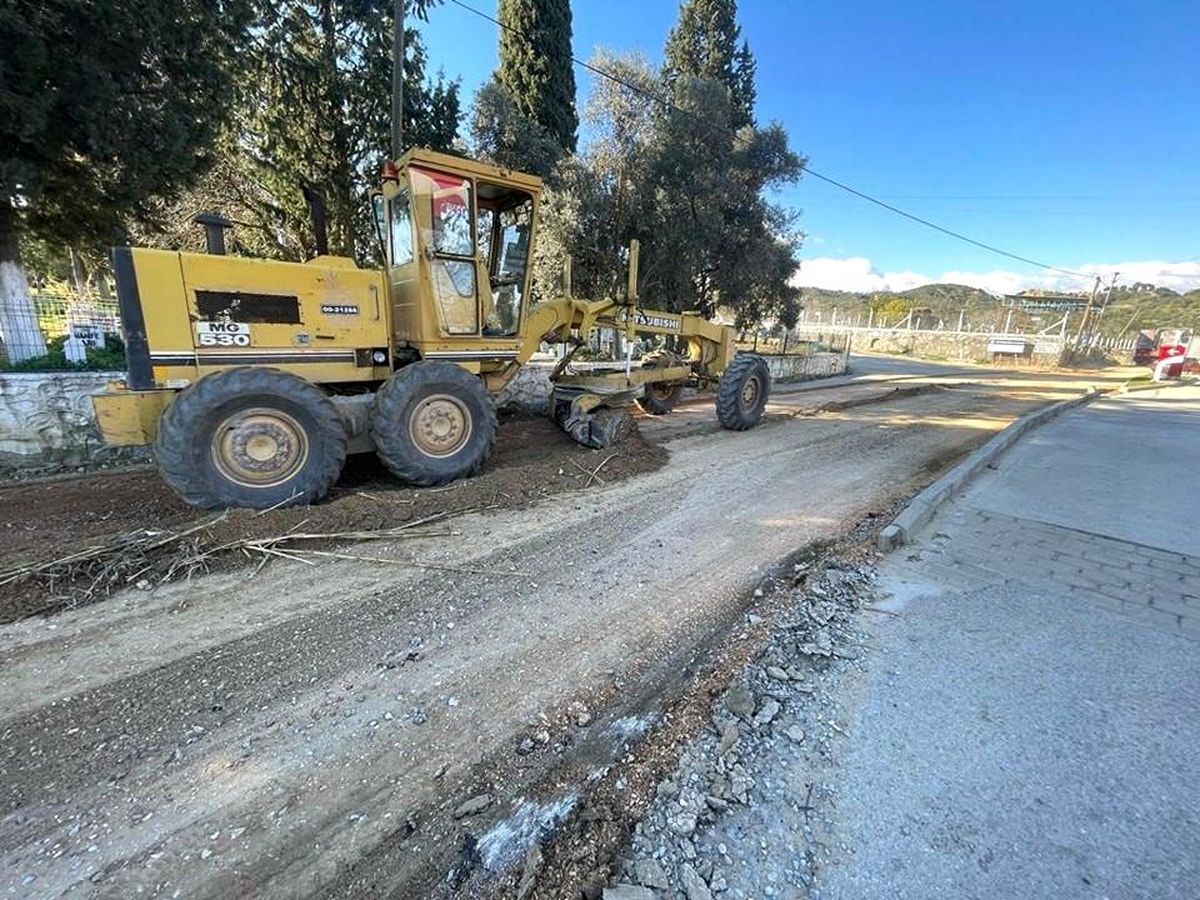 Germencik Belediyesi Yol Yapım ve Bakım Çalışmalarına Hız Verdi