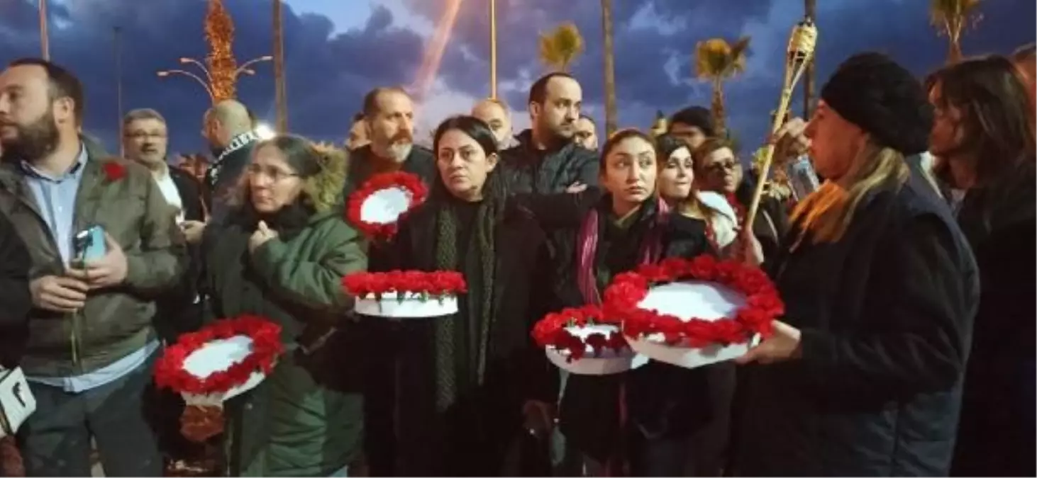 İskenderun\'da depremde hayatını kaybedenler anıldı