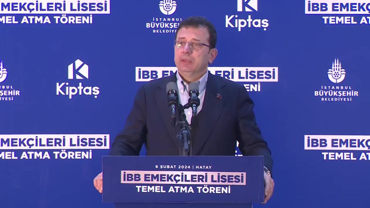 İmamoğlu, Hatay\'da: "Siyasetin Anlamını, Amacını Unutanlar Olabilir.