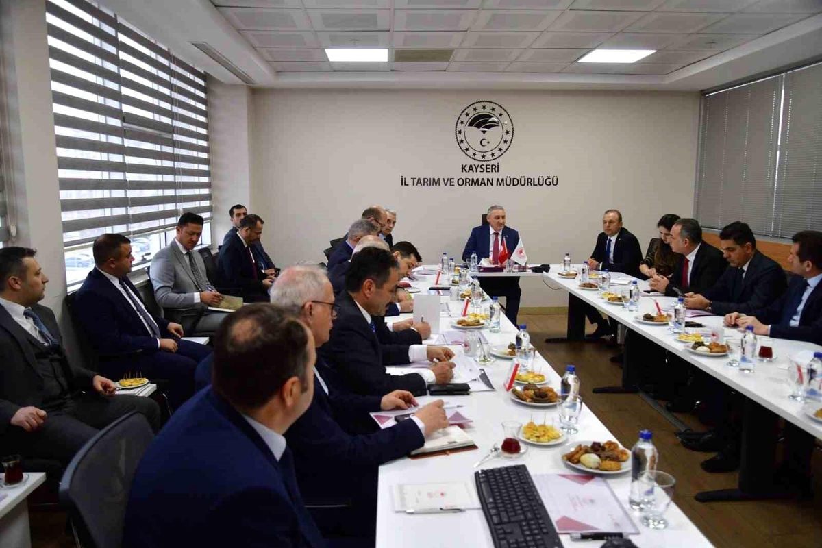 Kayseri\'de Tarımsal Üretim Planlaması Toplantısı Yapıldı