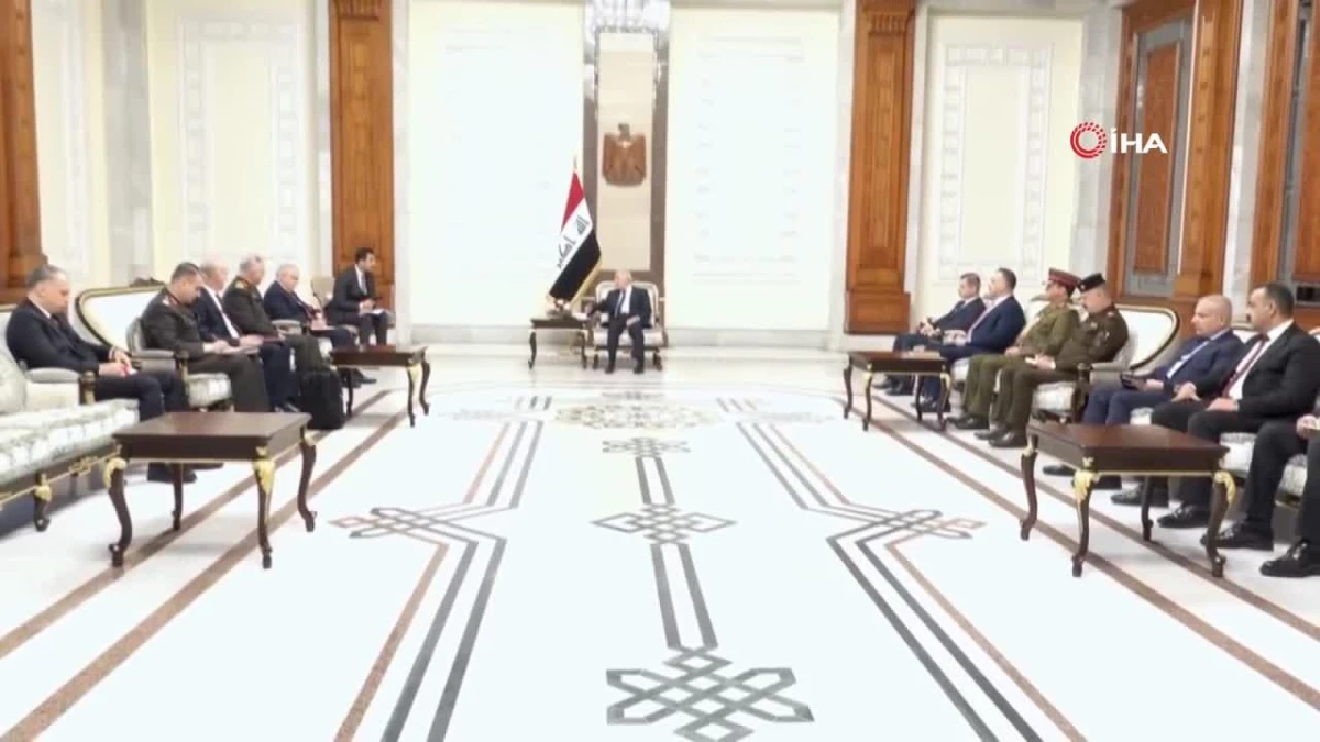 Milli Savunma Bakanı Güler, Irak Başbakanı Sudani ve Cumhurbaşkanı Reşit ile görüştü