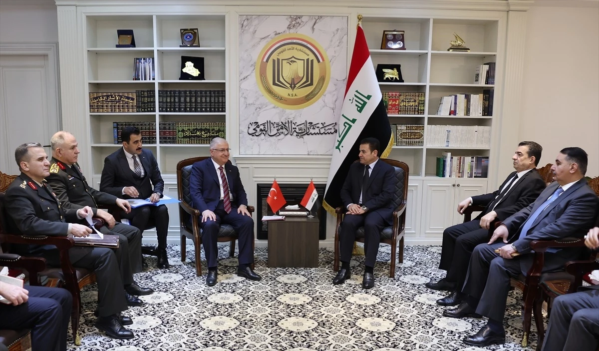 Milli Savunma Bakanı Güler, Irak Ulusal Güvenlik Müsteşarı Hussaini ile görüştü