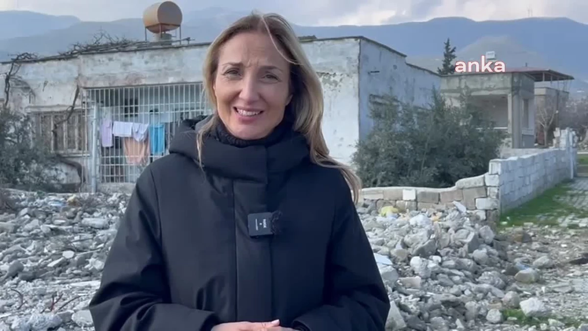 CHP Genel Başkan Yardımcısı Aylin Nazlıaka, deprem bölgesindeki sorunlara dikkat çekti