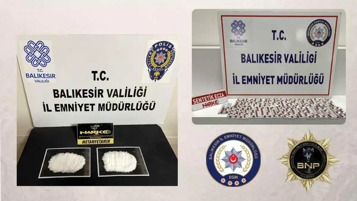 Balıkesir\'de Uyuşturucu Operasyonunda 3 Kişi Tutuklandı