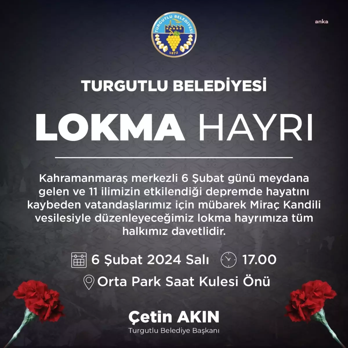 Turgutlu Belediyesi Miraç Kandili için lokma hayrı düzenleyecek