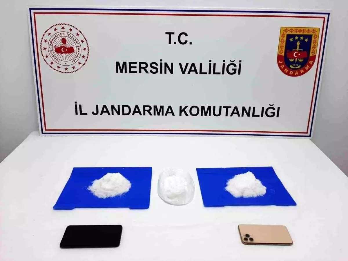 Mersin\'de Uyuşturucu Operasyonu: 1 Kilo 23 Gram Metamfetamin Ele Geçirildi