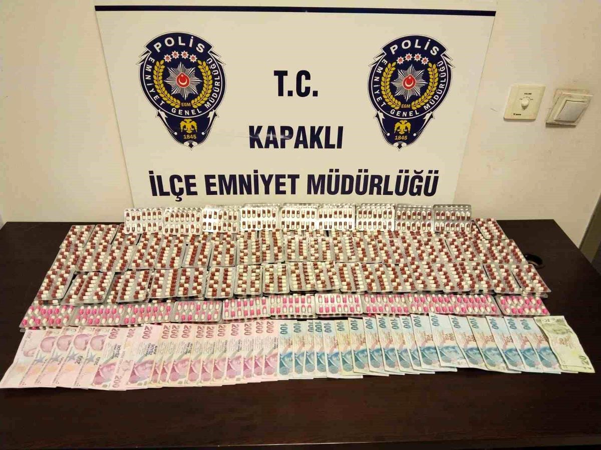 Tekirdağ\'da Uyuşturucu Operasyonu: 2 Bin 786 Kapsül Ele Geçirildi
