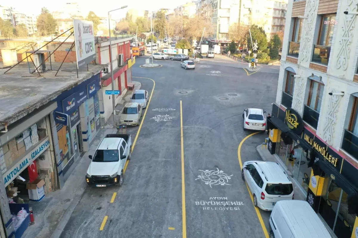 Aydın'da Sanayi Caddesi'nde Sıcak Asfalt Çalışması Tamamlandı