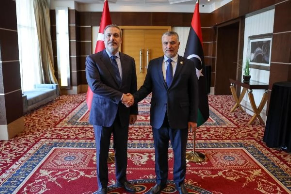 Dışişleri Bakanı Hakan Fidan, Libya Yüksek Devlet Konseyi Başkanı ile görüştü