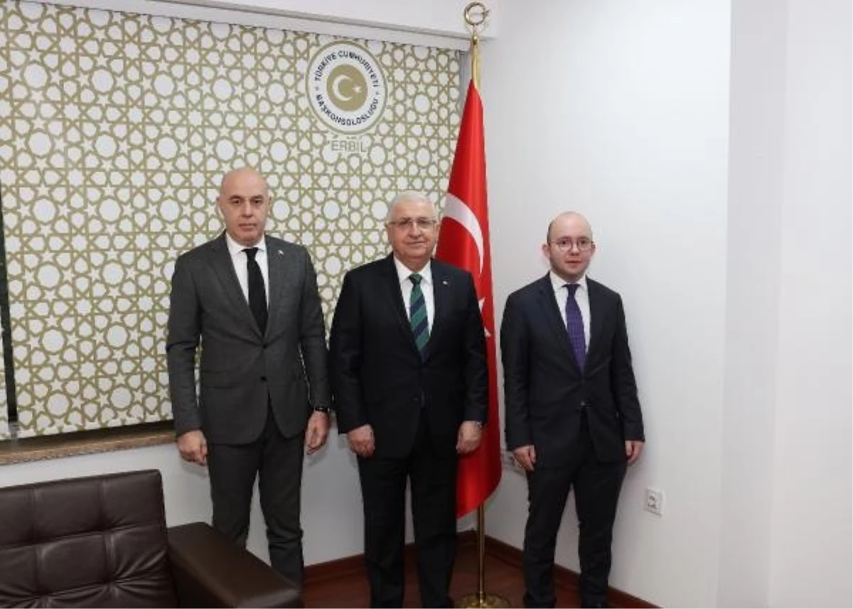 Milli Savunma Bakanı Erbil Başkonsolosluğunu ziyaret etti