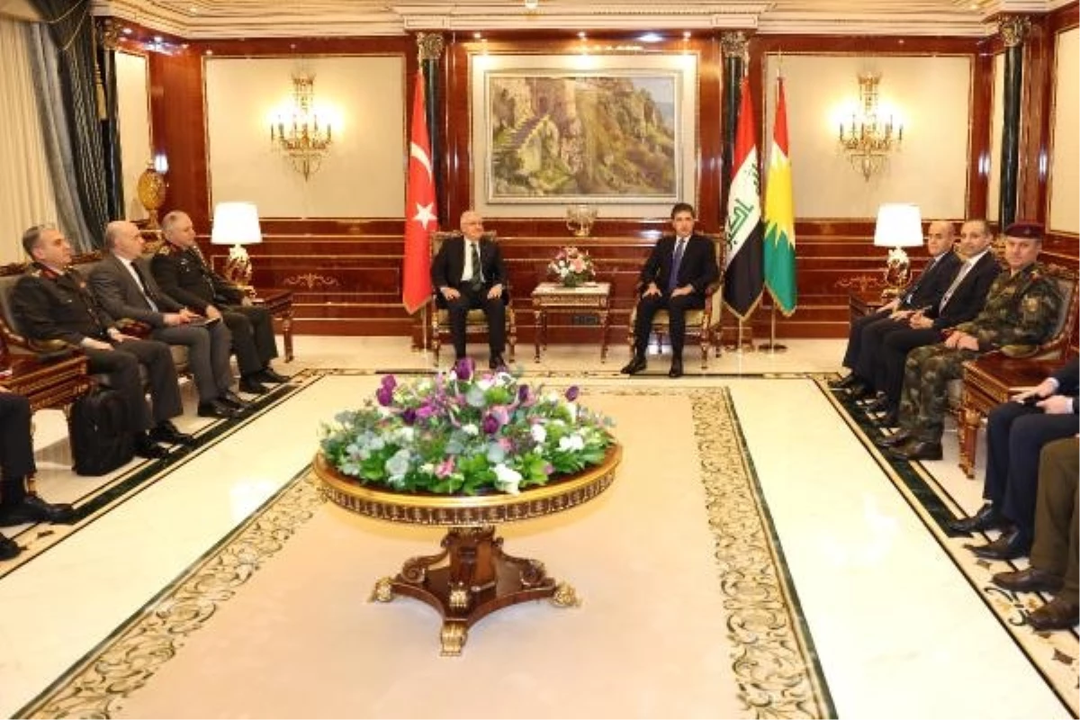 Milli Savunma Bakanı Yaşar Güler, Neçirvan Barzani ile görüştü