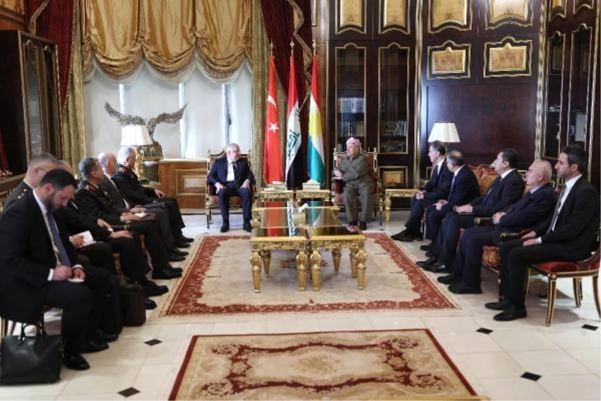Milli Savunma Bakanı Yaşar Güler, KDP Başkanı Mesud Barzani ile görüştü