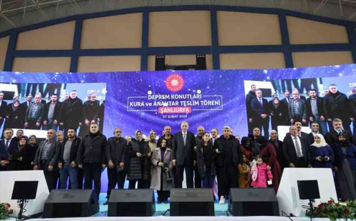 Cumhurbaşkanı Erdoğan: Şanlıurfa'da 1314 deprem konutunun anahtar teslimini yaptık
