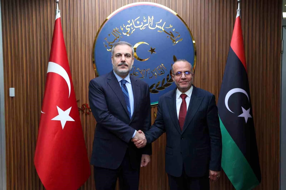 Dışişleri Bakanı Hakan Fidan, Libya Başkanlık Konseyi Başkan Yardımcısı ile görüştü