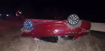 Ehliyetsiz sürücü takla atan otomobilde hayatını kaybetti