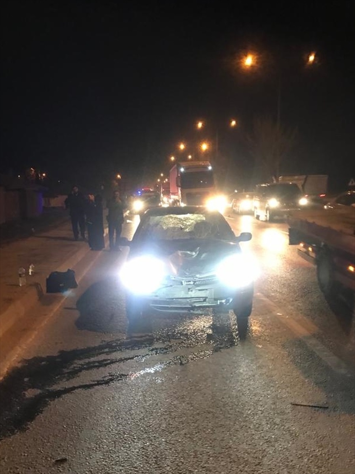 Eskişehir\'de otomobilin çarptığı kişi hayatını kaybetti