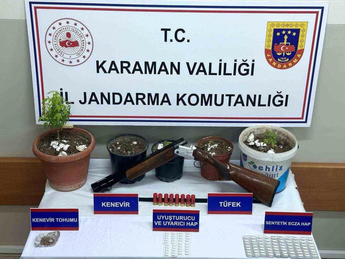 Karaman\'da Uyuşturucu Operasyonu: 1 Gözaltı