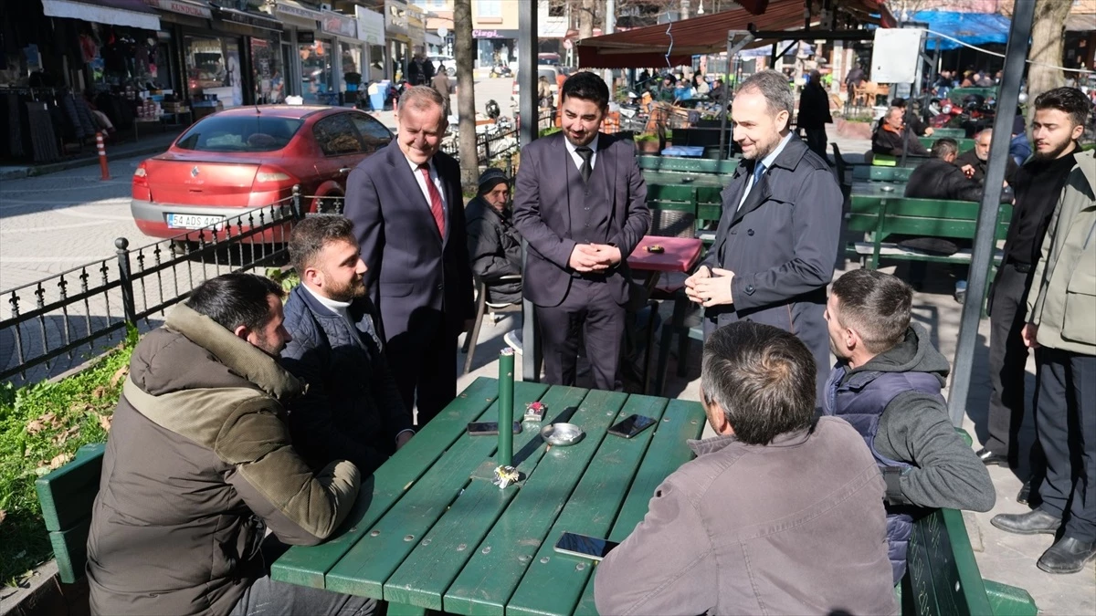 Saadet Partisi Sakarya Büyükşehir Belediye Başkan Adayı Ömer Abdullah Ayhan, Pamukova ilçesini ziyaret etti