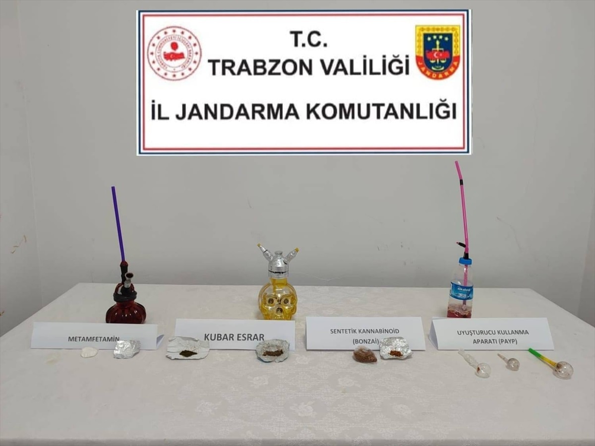 Trabzon\'da uyuşturucu operasyonunda 1 kişi gözaltına alındı