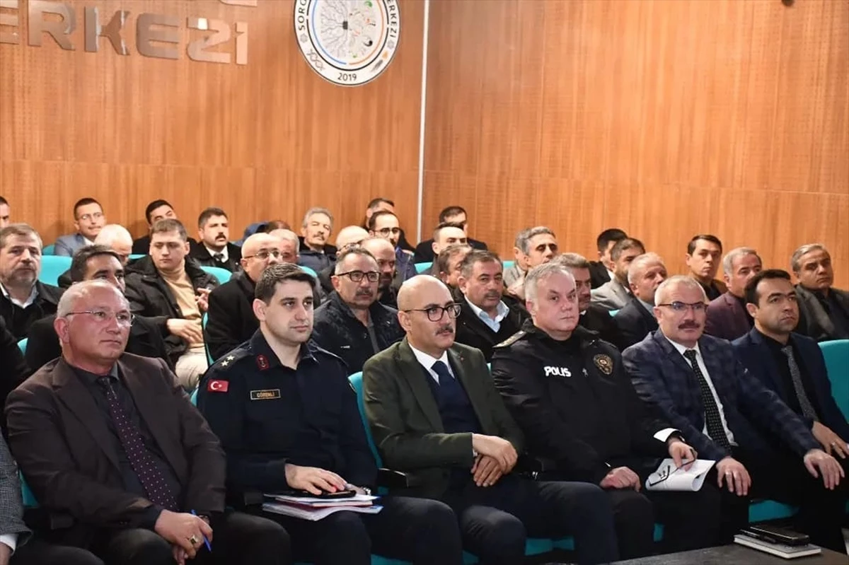 Yozgat\'ın Sorgun ilçesinde okul güvenliği toplantısı yapıldı