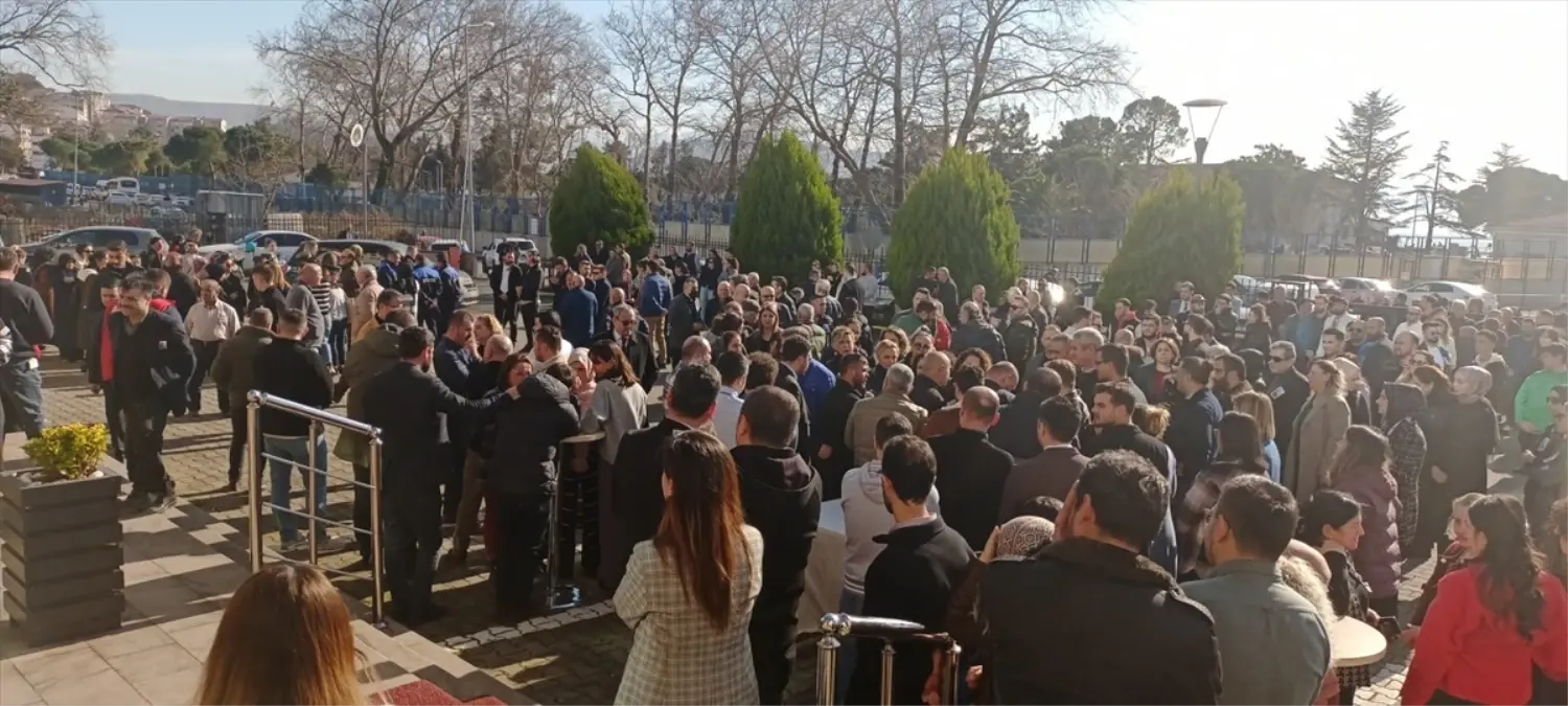 Zonguldak\'ta Tedavi Gören Savcılık Katibi İçin Tören Düzenlendi