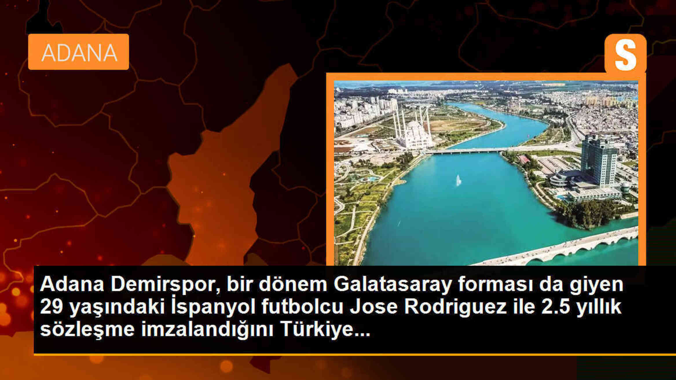 Adana Demirspor, İspanyol futbolcu Jose Rodriguez ile sözleşme imzaladı