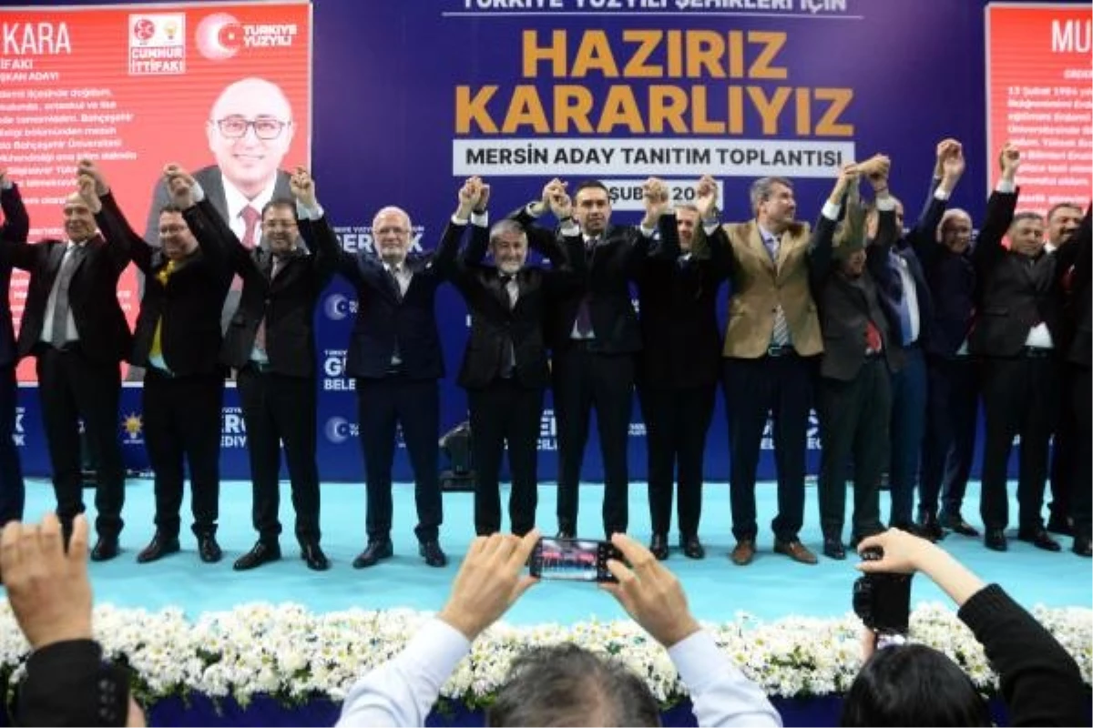 Mersin\'de Cumhur İttifakı belediye başkan adayları tanıtıldı