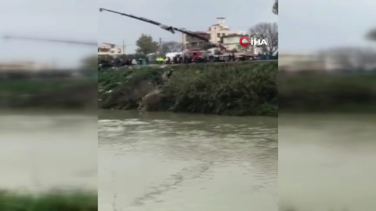 Asi Nehri\'ne düşen otomobilde sağlık personeli ölü olarak bulundu