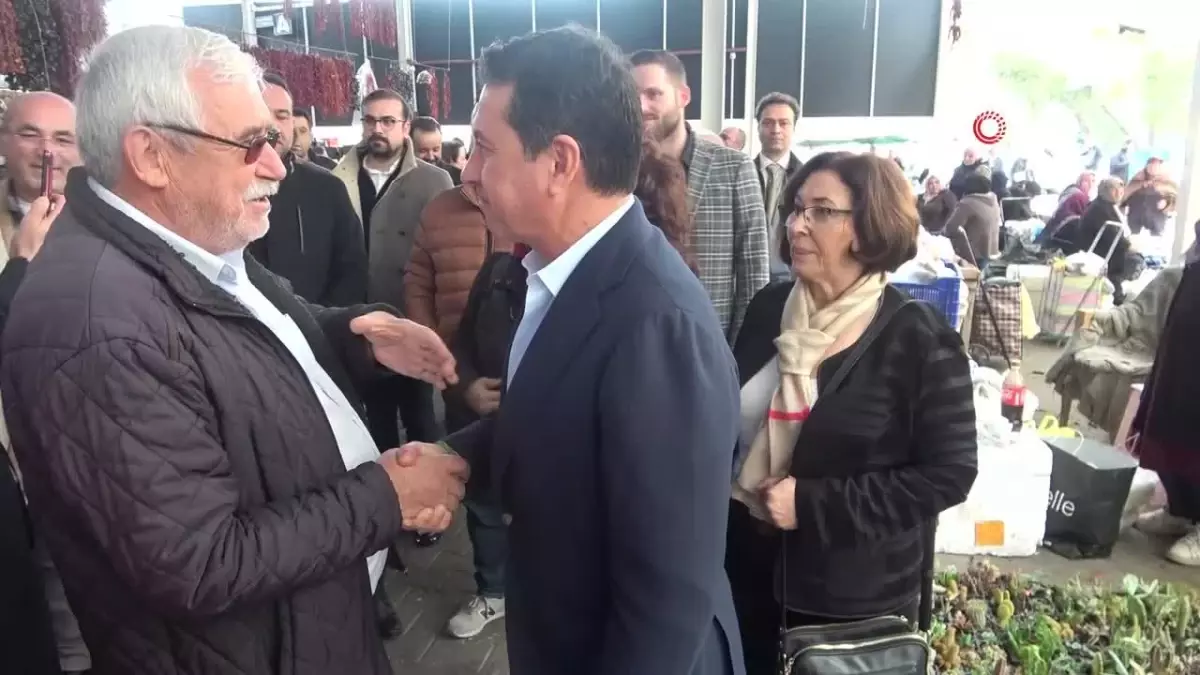 Başkan adayı Aras halk pazarında buluştu