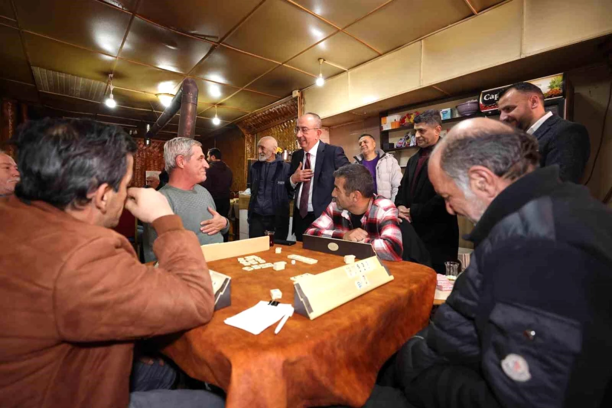 Konya Meram Belediye Başkanı Mustafa Kavuş, esnafları ziyaret etti