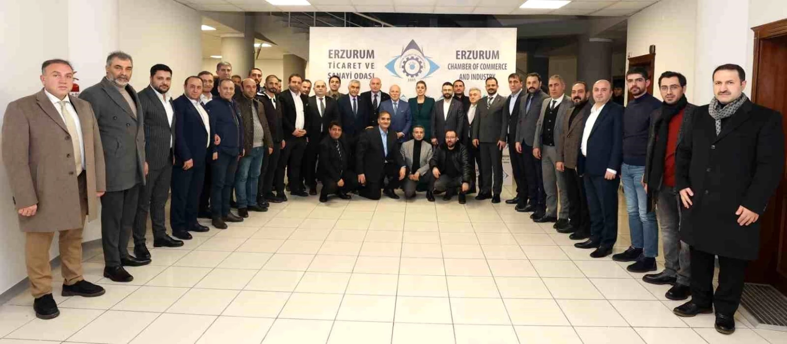 Erzurum Büyükşehir Belediye Başkanı Mehmet Sekmen, Erzurum Ticaret ve Sanayi Odası\'nda İş Dünyasıyla Buluştu