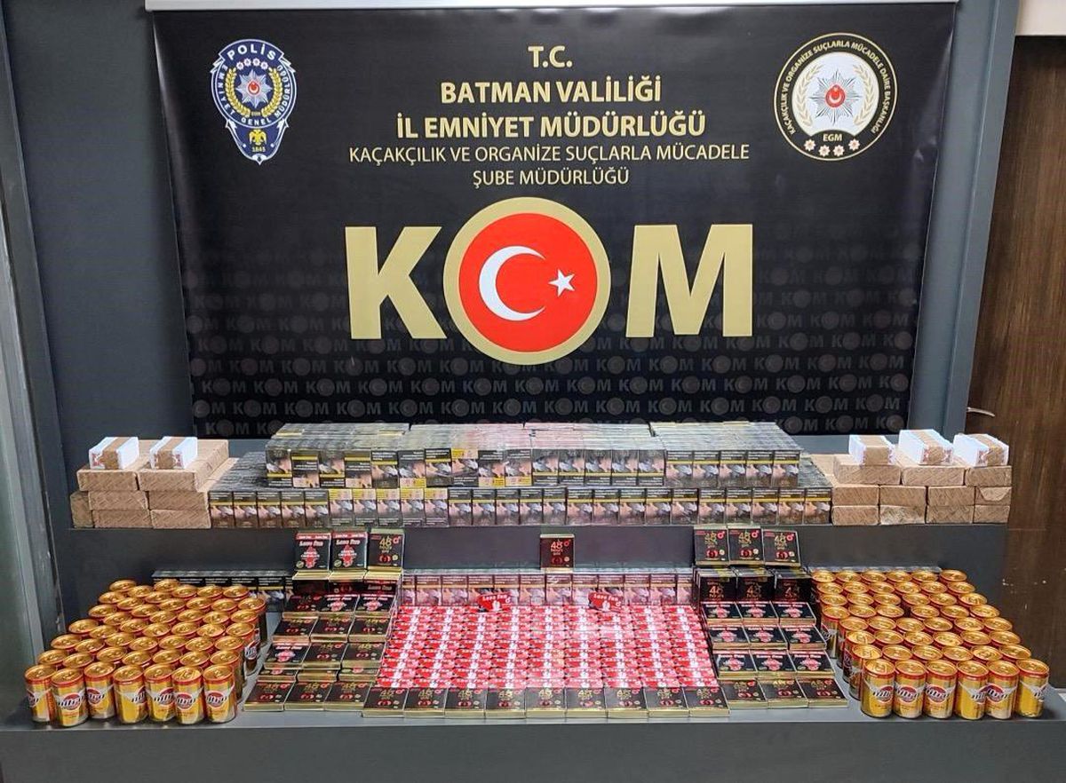 Batman\'da Kaçakçılık Operasyonunda 9 Kişi Gözaltına Alındı