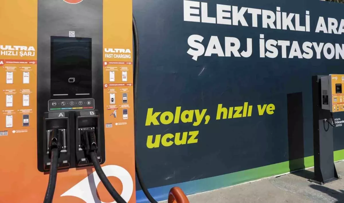 Antalya\'da Elektrikli Araç Şarj İstasyonları Kuruldu