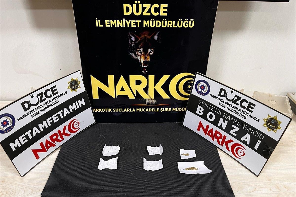Düzce\'de uyuşturucu ticareti yapan şüpheli tutuklandı