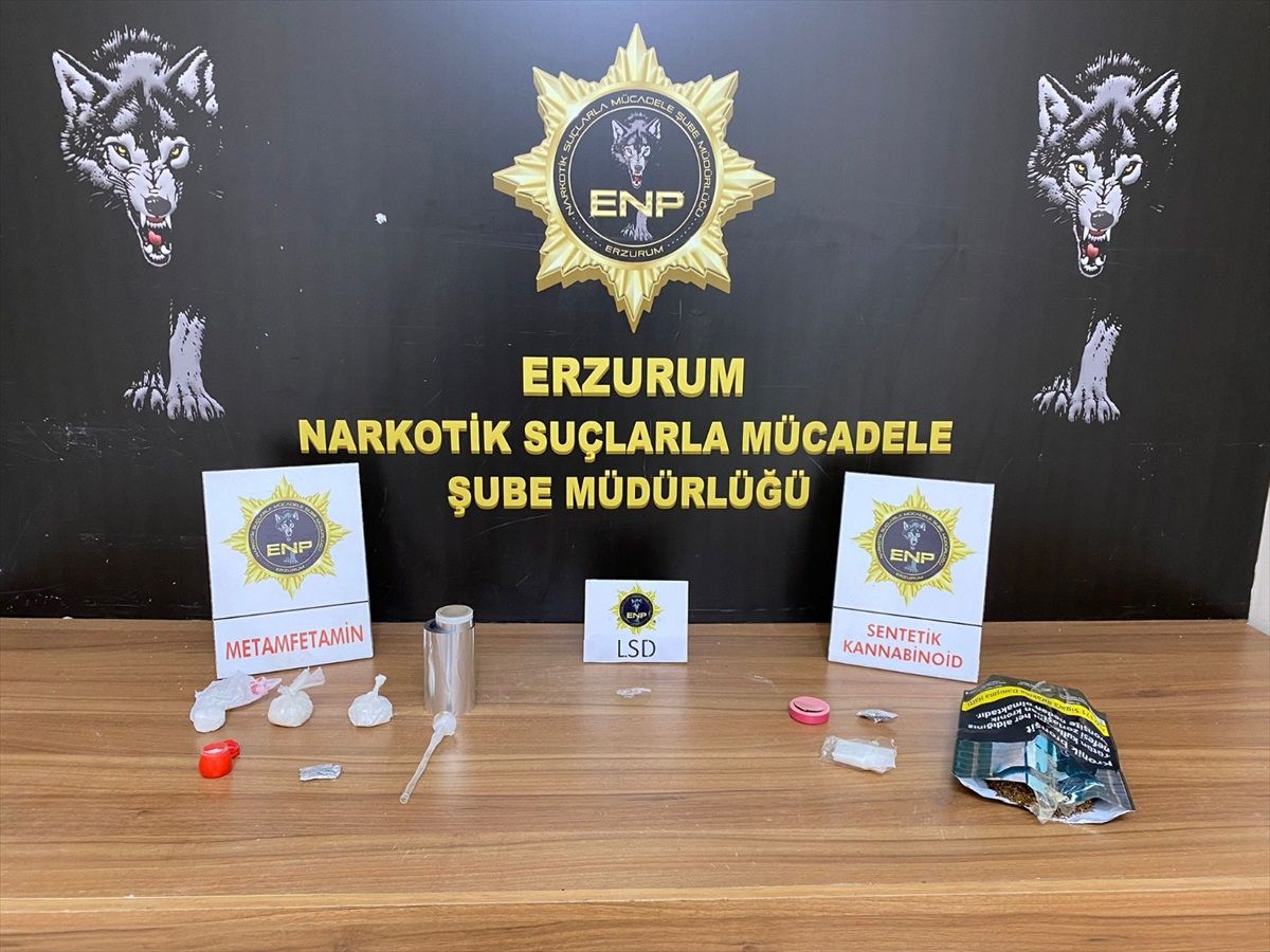 Erzurum'da Uyuşturucu Operasyonu: 2 Şüpheli Gözaltına Alındı
