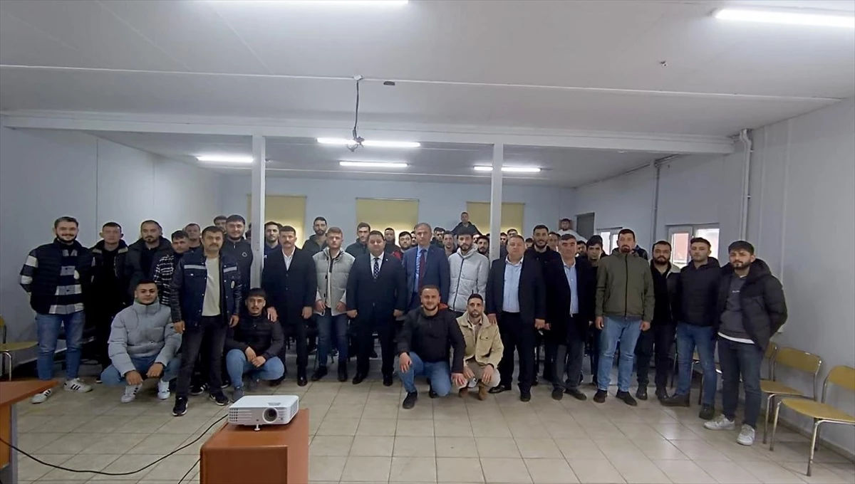 GMİS Genel Başkanı ve Genel Başkan Yardımcısı, TTK Armutçuk Müessese Müdürlüğü\'ndeki işçileri ziyaret etti