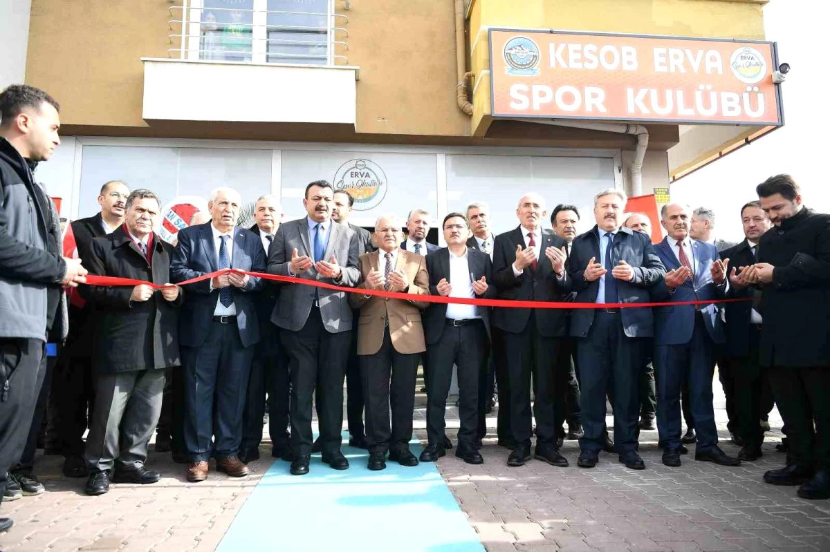 Kayseri Valisi Gökmen Çiçek\'in Talimatıyla KESOB ERVA Spor Kulübü Açıldı