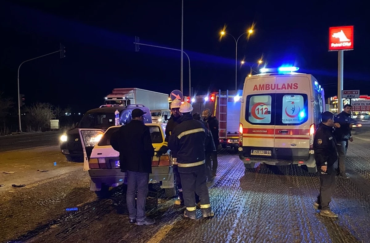 Konya\'da Kaza: 5 Kişi Yaralandı
