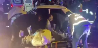 Konya'da otomobil ile hafif ticari araç çarpıştı: 5 yaralı