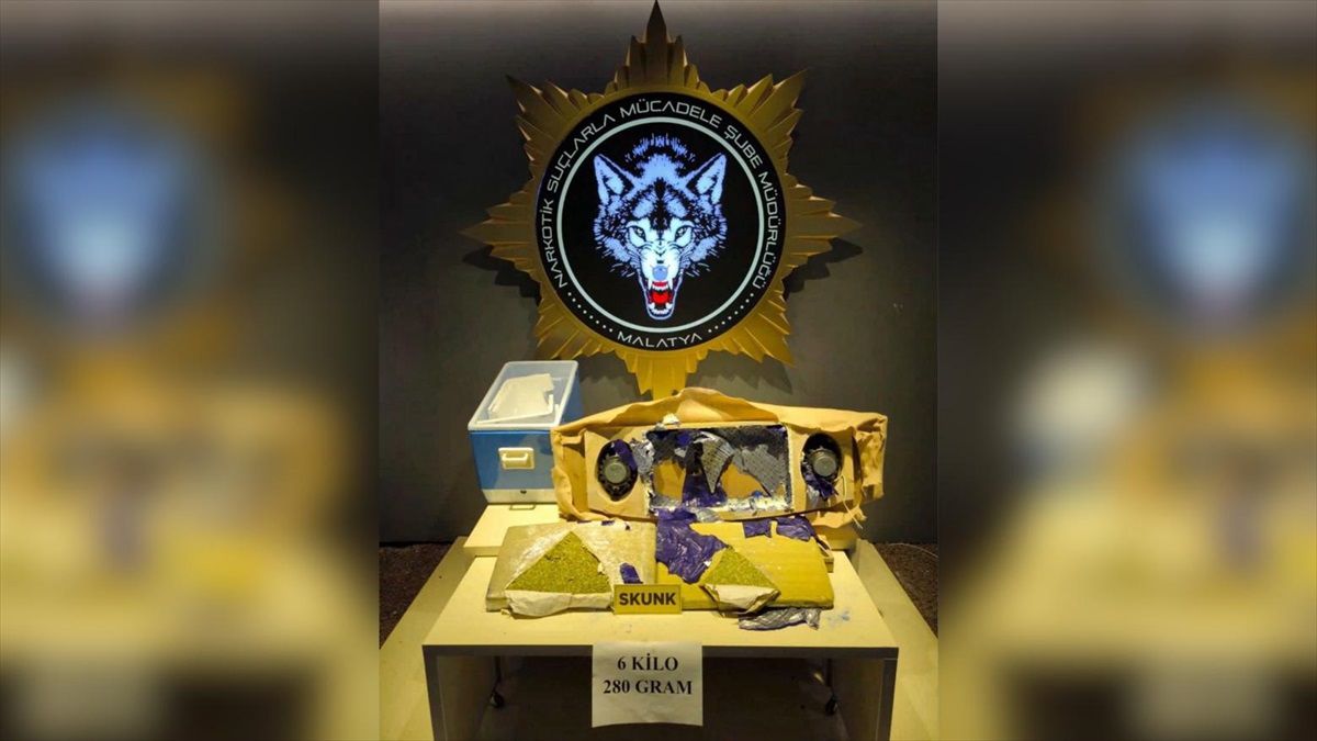 Malatya\'da 6 Kilo Sentetik Uyuşturucu Ele Geçirildi, 1 Zanlı Tutuklandı