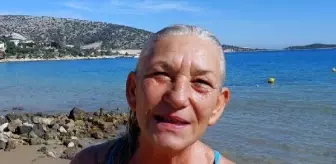 Mersin'de İlginç Hava Durumu: Denizde Yüzülürken Dağlarda Karla Mücadele