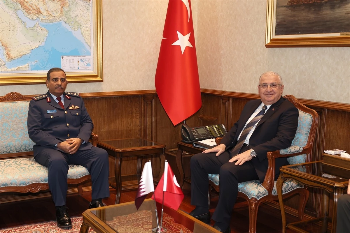 Milli Savunma Bakanı Yaşar Güler, Katar Genelkurmay Başkanı\'nı kabul etti