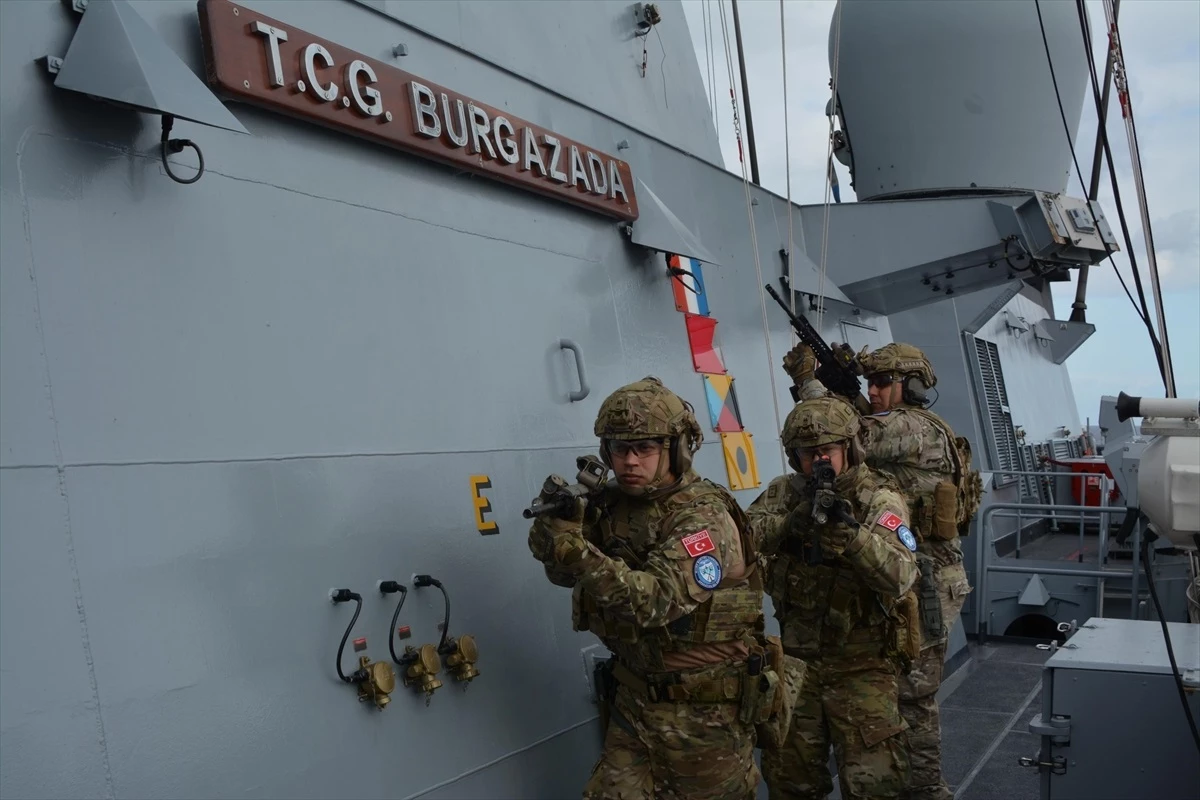 TCG BURGAZADA, NATO Müttefik Deniz Komutanlığı Deniz Muhafızı Harekatı 2024-1\'i devraldı