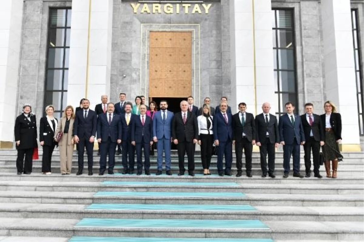 Yargıtay Başkanı Mehmet Akarca, Kuzey Makedonya Adalet Bakanı ve Heyeti ile Görüştü