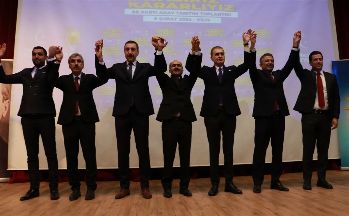 AK Parti Sözcüsü Çelik, Kilis\'te ilçe belediye başkanları aday tanıtım toplantısında konuştu Açıklaması
