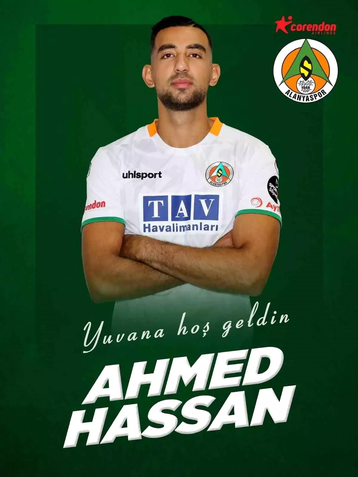 Corendon Alanyaspor, Ahmed Hassan\'ı kiraladı